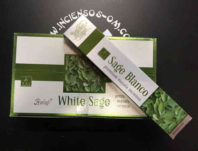Incienso Salvia Blanca White Sage Masala Balaji 15gr
